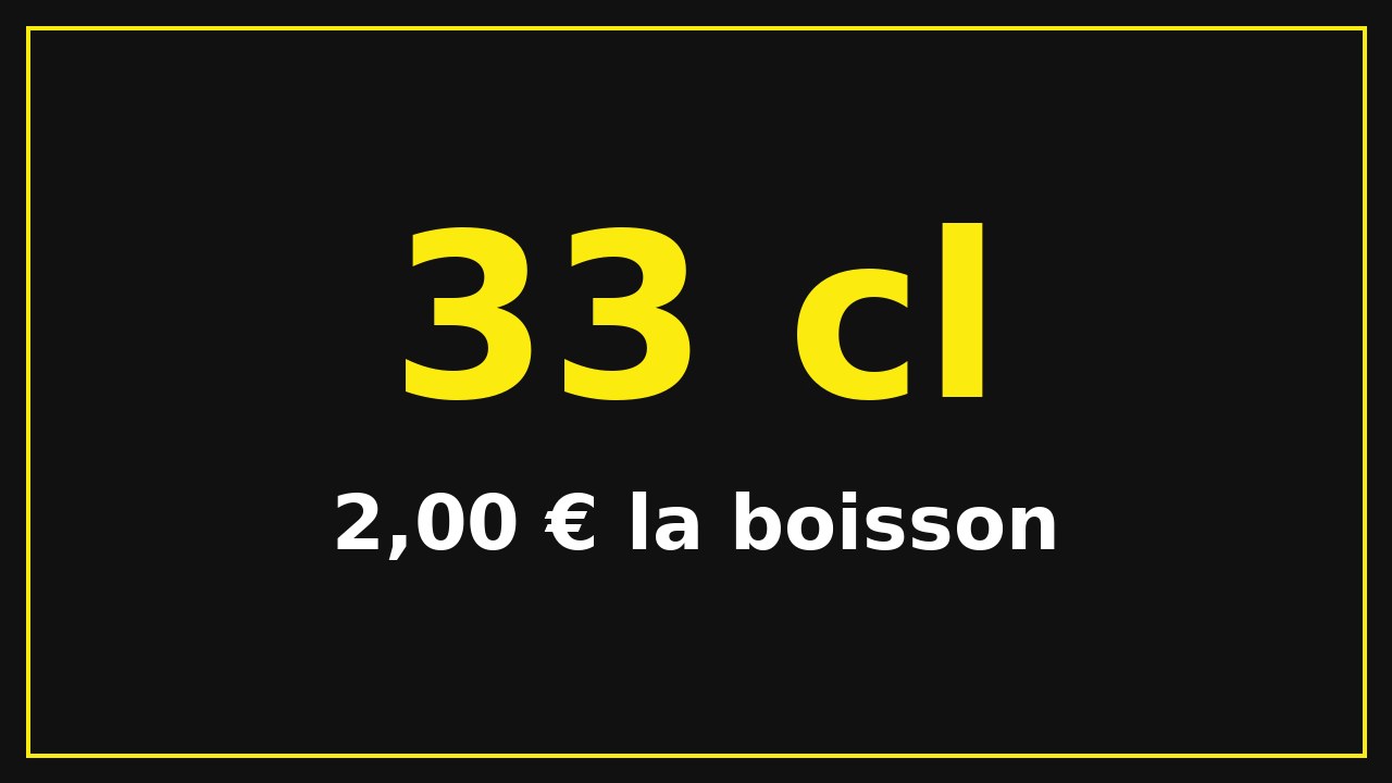 Boissons